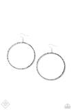 Paparazzi Wide Curves Ahead - Silver Earrings
