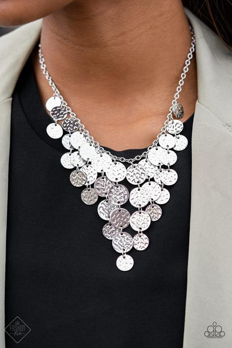 Paparazzi Spotlight Ready - Silver Necklace